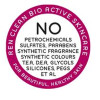 no petrochemicals, parabens, sulphates