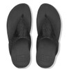 FitFlop™ Lottie Glitzy Toe-Thongs Black top