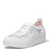 FitFlop rally crystal knit perfil blanco