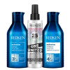 Paquete de champú, acondicionador y acondicionador Redken Extreme sin enjuague One United Multi-Benefit para cabello dañado
