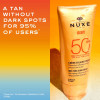 Nuxe sun crème fondante haute protection spf 50 - visage lifestyle