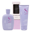 Alfaparf Smooth Shampoo & Conditioner Duo with FREE Vent Hairbrush