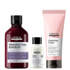 L'Oréal Professionnel Vitamino Color Spectrum Purple Tinted Shampoo 300ml + Vitamino Conditioner 200ml PLUS FREE Metal Detox Anti-Metal Cleansing Cream Shampoo 100ml