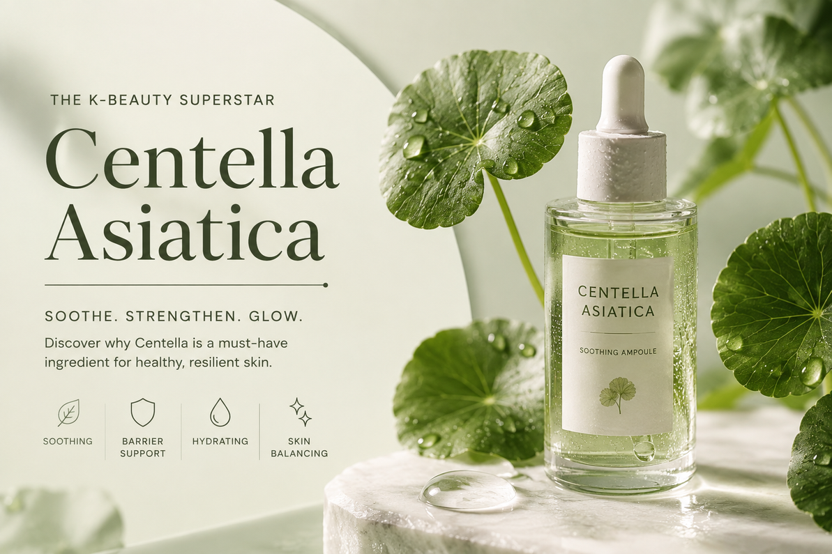 Why Centella Asiatica Is a K-Beauty Skincare Superstar