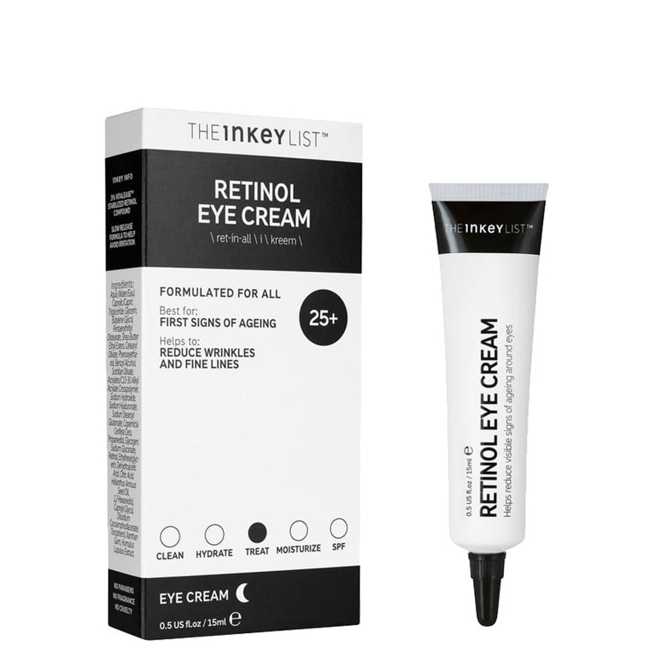 The Inkey List Retinol Eye Cream 30ml BeautyFeatures.ie