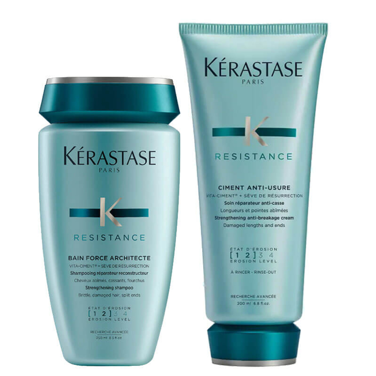 indelukke mørk lavendel Kerastase Resistance Shampoo and Conditioner Bundle