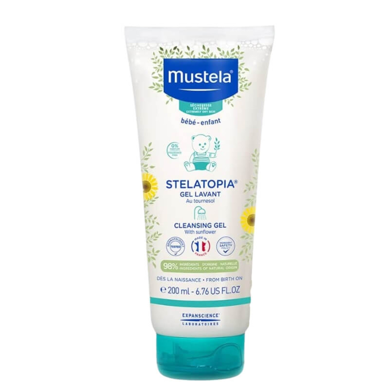 MUSTELA BEBE GEL DERMOLIMPIADOR 200 ML