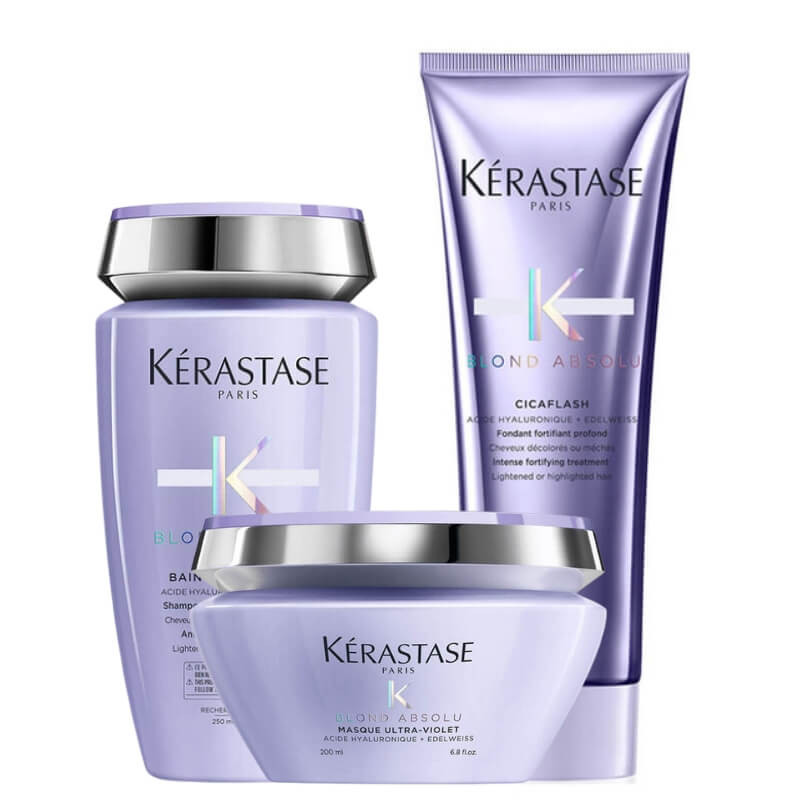 Kérastase Blond Absolu Ultra Violet Shampoo, Masque and