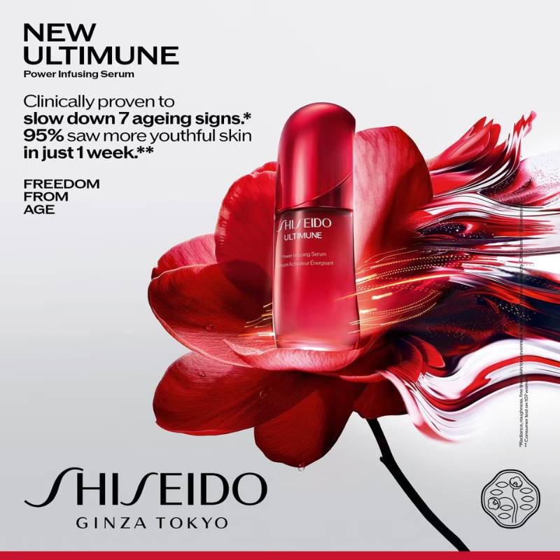 Red bottle of Shiseido Ultimune Power Infusing Concentrate III 50ml - thumbnail 3