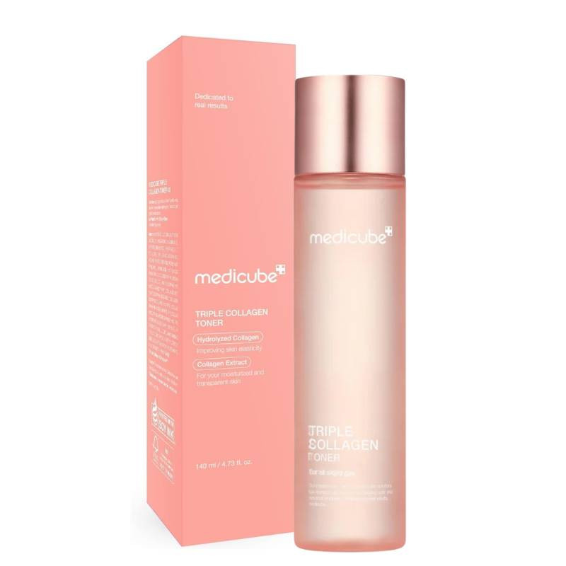 MEDICUBE COLLAGEN TRIPLE TONER 140ML - imagem 1