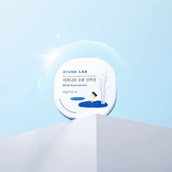 Round Lab Birch Juice Moisturising Sun Cushion SPF50+ 15g 2