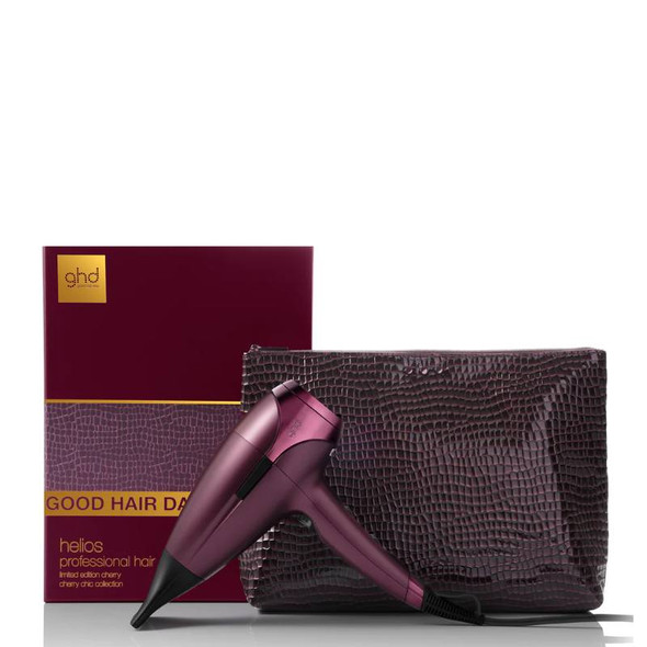 GHD Helios Cherry Chic Gift Set With FREE Wash Bag
