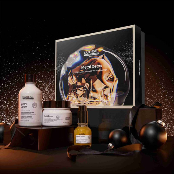 L'Oreal Professionnel Metal Detox Trio Christmas Gift Set 2025 2