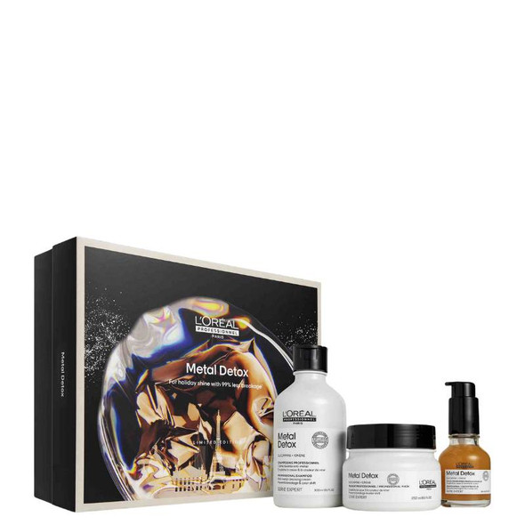 L'Oreal Professionnel Metal Detox Trio Christmas Gift Set 2025