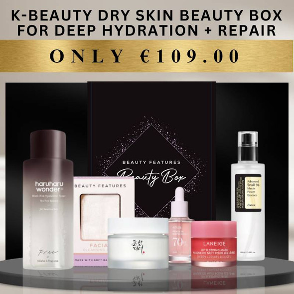 K-Beauty Dry Skin Beauty Box For Deep Hydration + Repair