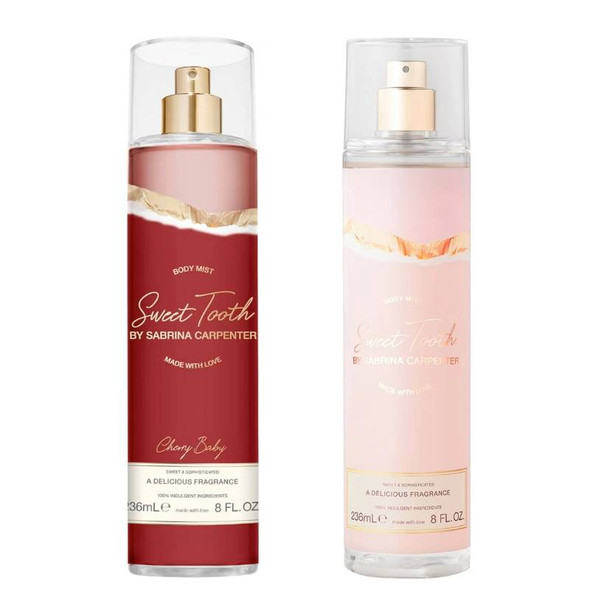 Sabrina Carpenter Cherry Baby & Sweet Tooth Body Mist Duo