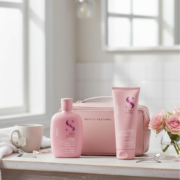 Alfaparf Semi Di Lino Shampoo, Conditioner & FREE BeautyFeatures Vanity Case 2