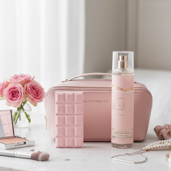 Sabrina Carpenter Sweet Tooth Eau De Parfum 30ml & Body Mist Duo With FREE Vanity Bag - Pink 2