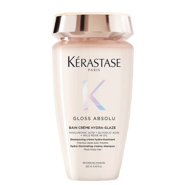 Kérastase Gloss Absolu Bain Crème Hydra-Glaze Shampoo For Thick Frizzy Hair 250ml