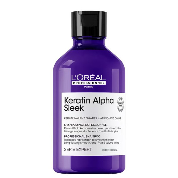 L'Oréal Professionnel Keratin Alpha Sleek Shampoo Anti Frizz & Smoothing 300ml
