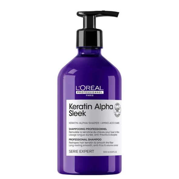 L'Oréal Professionnel Keratin Alpha Sleek Shampoo 500ml