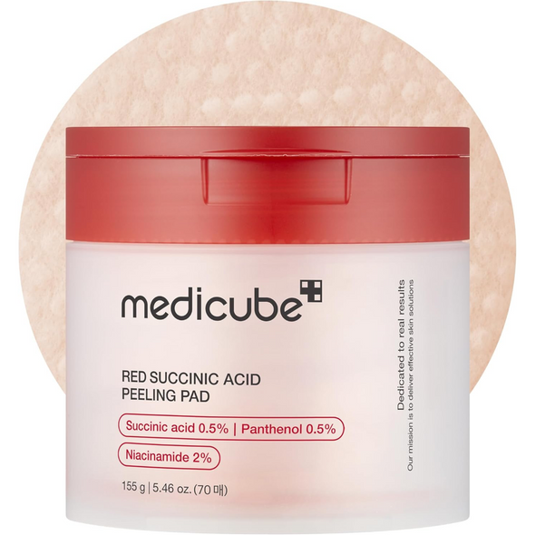 Medicube Red Succinic Acid Peeling Pads x70