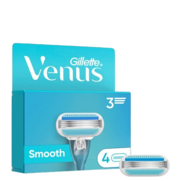 Gillette Venus Smooth Blade Refill - 4 Pack
