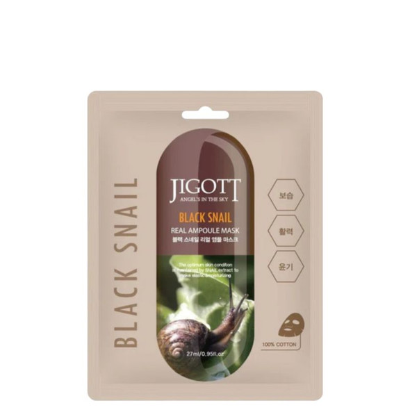 Jigott Korean Black Snail Face Mask 27ml