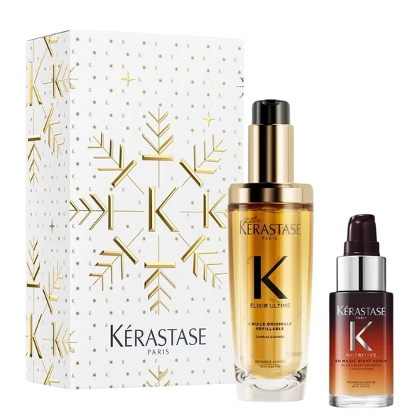 Kérastase Elixir + 8H Night Serum Duo Holiday 2026 Gift Set
