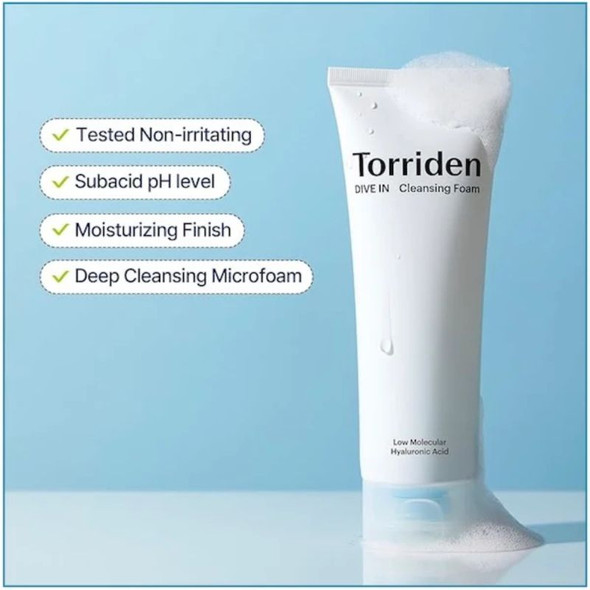 Torriden Dive In Cleansing Foam Face Wash 150ml 2