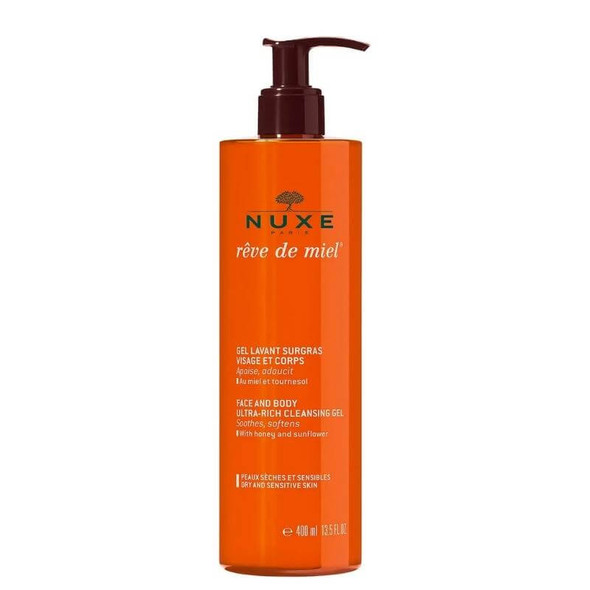 Nuxe Reve de Miel Gel Limpiador Ultra Rico Rostro y Cuerpo 400ml