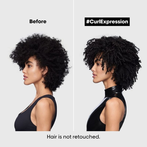 L'Oréal Professionnel Curl Expression Long-Lasting Leave in Moisturiser 200ml Before/After