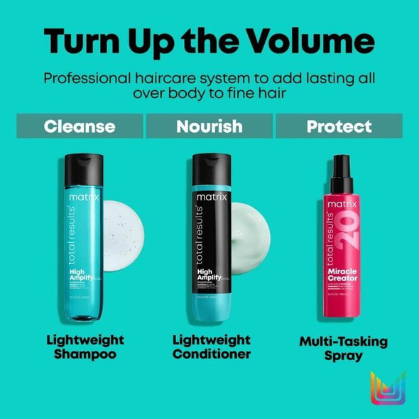 Matrix Total Results High Amplify Volumising Trio Giftset Routine