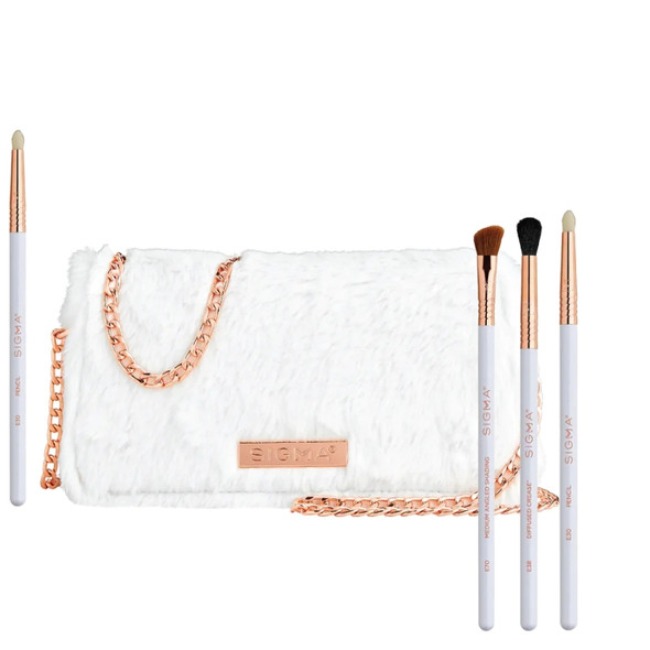 Ensemble de pinceaux pour les yeux magiques Sigma Beauty (sac moelleux)