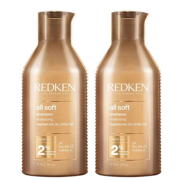 Duo de shampoing tout doux Redken (2 x 300 ml)