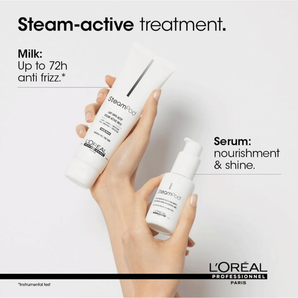 L'Oreal Professionnel Steampod Smoothing Milk for Fine Hair 150ml - Lifestyle 1