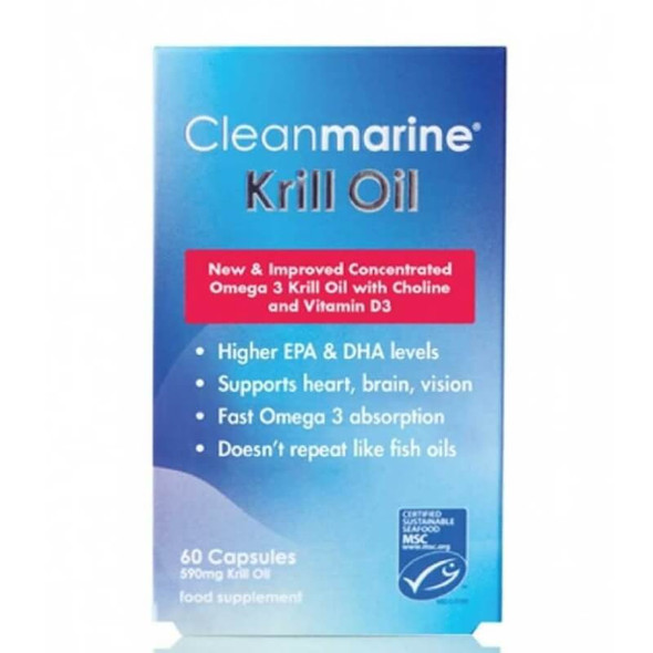 Cleanmarine Krill Oil 60 Capsules