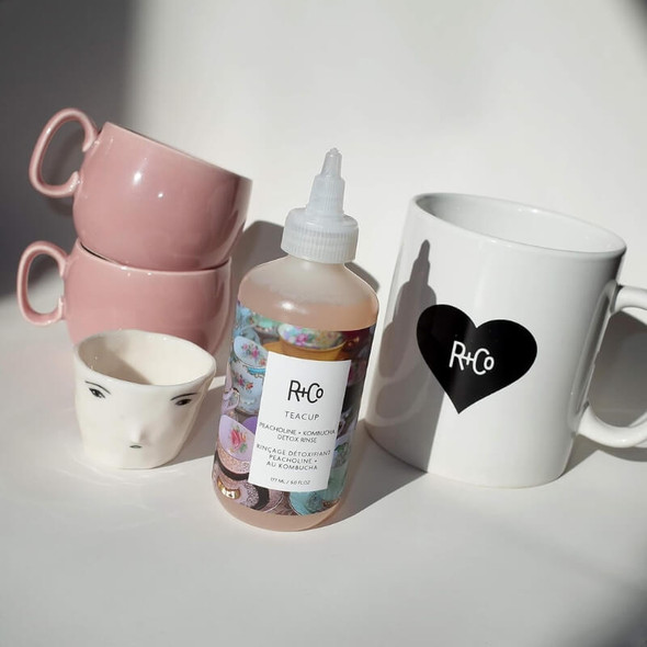 R+Co tasse à thé pêcheloline + rinçage kombucha 177ml live