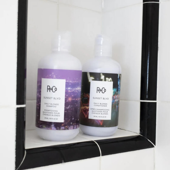 R+Co zonsondergang blvd dagelijkse blondshampoo 251ml live