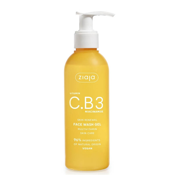 Ziaja vitamina c. b3 gel detergente viso alla niacinamide 190ml