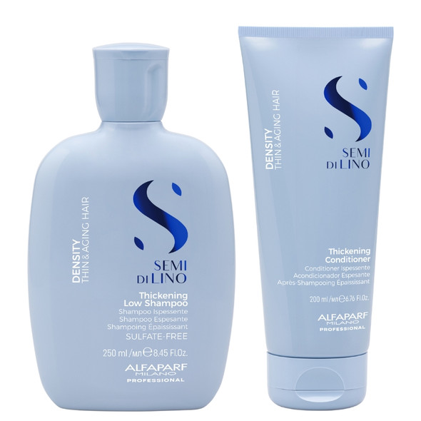 Alfaparf Semi Di Lino Density Thickening Shampoo & Conditioner Bundle