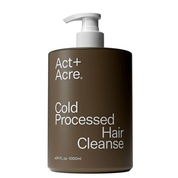 Act + acre shampoo de limpeza para cabelos processados ​​a frio jumbo 1000ml