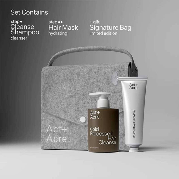 Act + Acre Dry + Damaged Hair System Lifestyle 