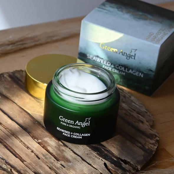 Crème visage ange vert - algues & collagène 30ml lifestyle