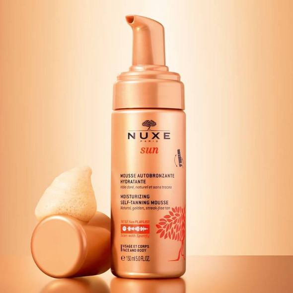 Nuxe sun mousse autobronzeadora 150ml ao vivo 