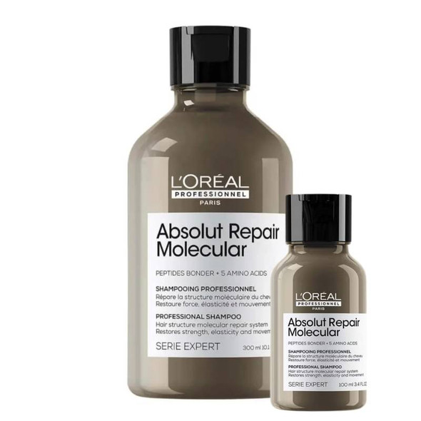 L'Oréal Professionnel Serié Expert Absolut Repair Molecular Shampoo 300ml + FREE 100ml Mini