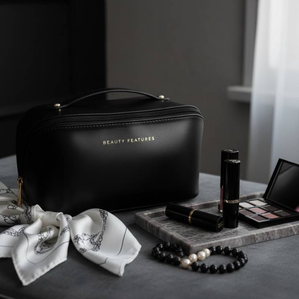 BeautyFeatures Black Vanity Bag 3