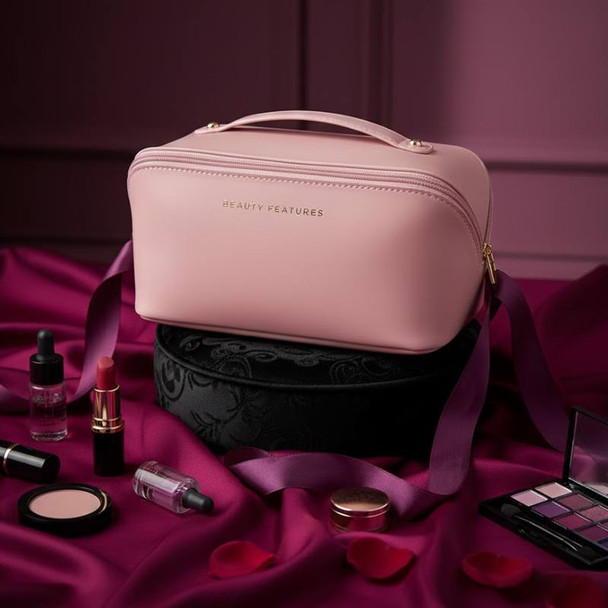 BeautyFeatures Pink Vanity Bag 3