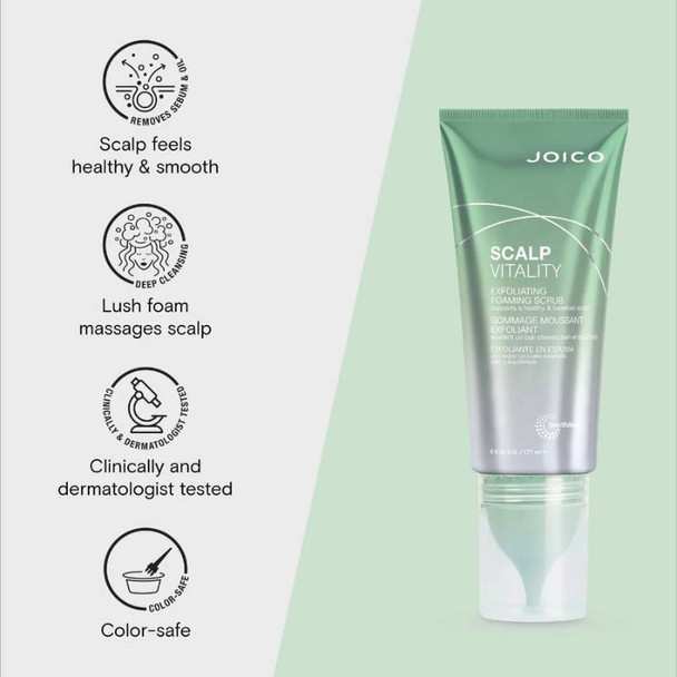 Joico Scalp Vitality Exfoliating Foam Scrub 177ml 2