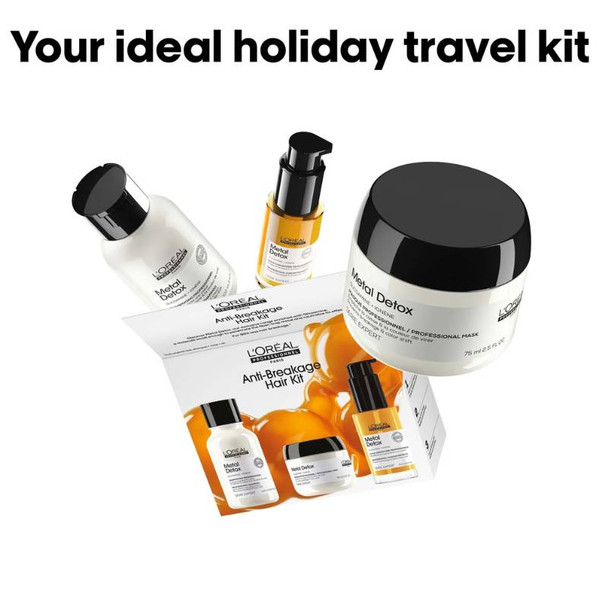 L'Oréal Professionnel Metal Detox Anti-Breakage Mini Trio Kit 2